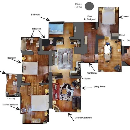 Holiday home 4 Bedroom - 5 Min. Walk To Canyon Road - Mariposa Santa Fe